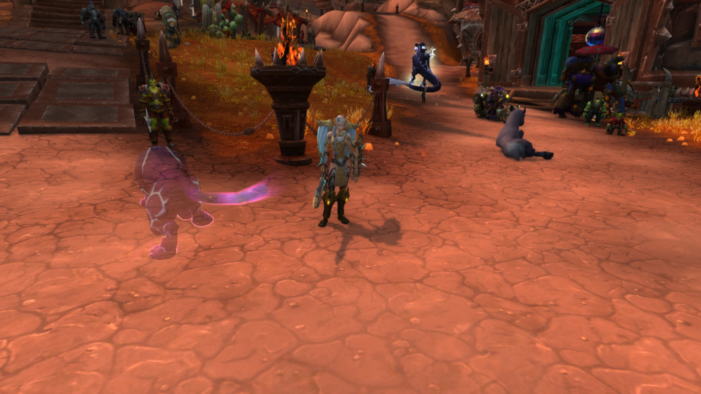 WoW The characters are resting in Orgrimmar
